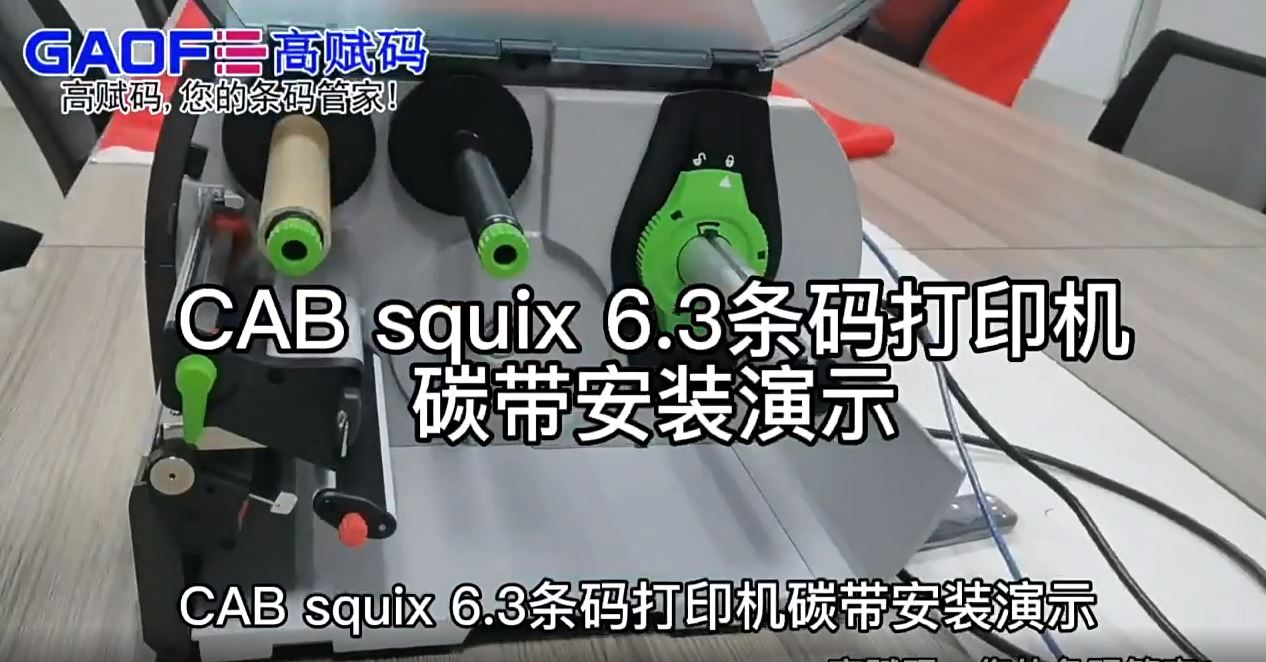 高赋码SQUIX6.3条码打印机演示视频
